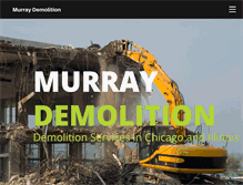 Tablet Screenshot of murraydemolition.com